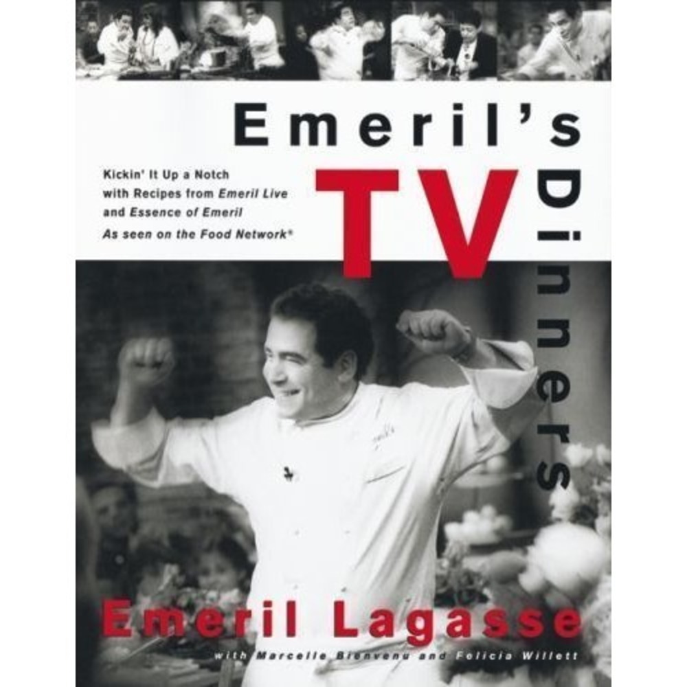Emeril's TV Dinners by Lagasse 1998 Hardcover Cookbook